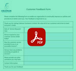 Customer Feedback Form